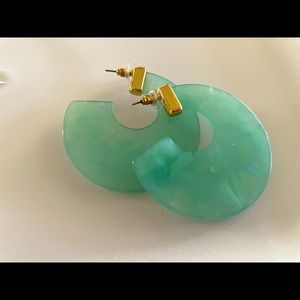 Gorgeous sea green earrings